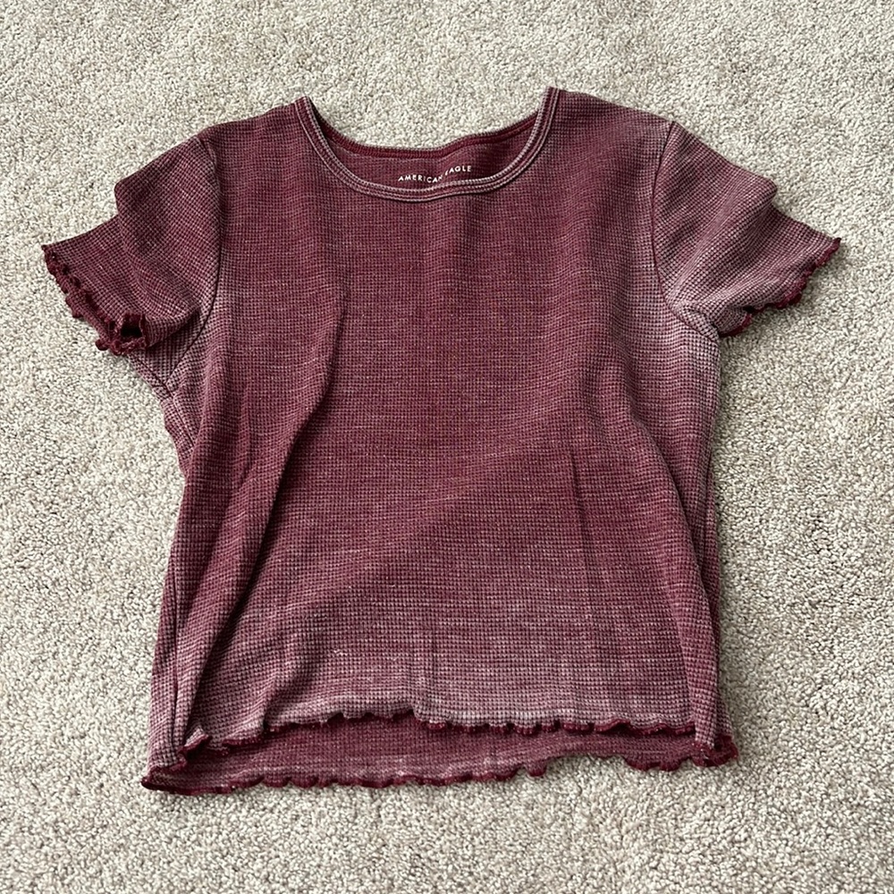 American eagle faded red t-shirt